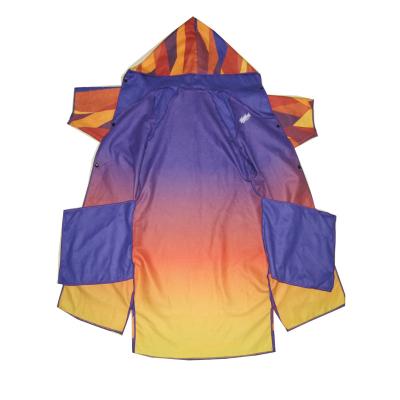 Super absorvente de microfibra poncho toalha suporte logotipo personalizado