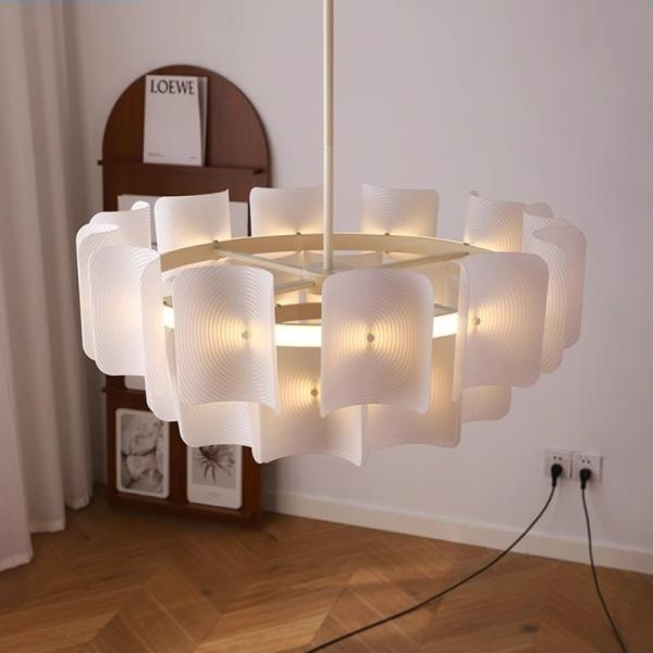 JYLIGHTING French-style Chandelier Light Luxury Wabi-sabi Pendant Light Living Dining Room Bedroom Nordic Designer Lighting