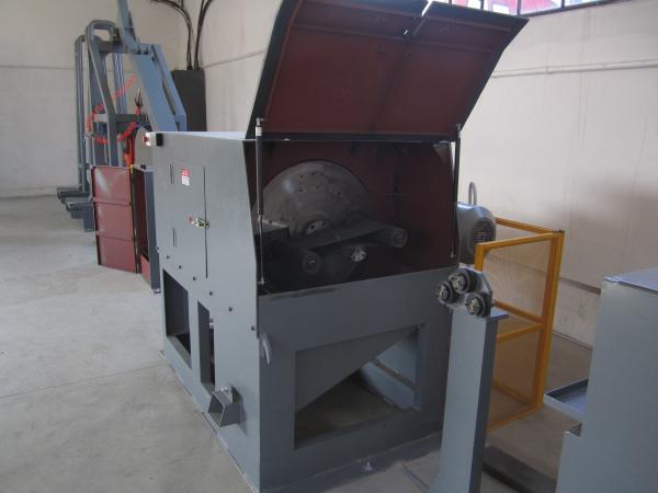Galvanized Steel Wire Belt Polishing Machine , Automatic Abrasive Belt Grinder Machine