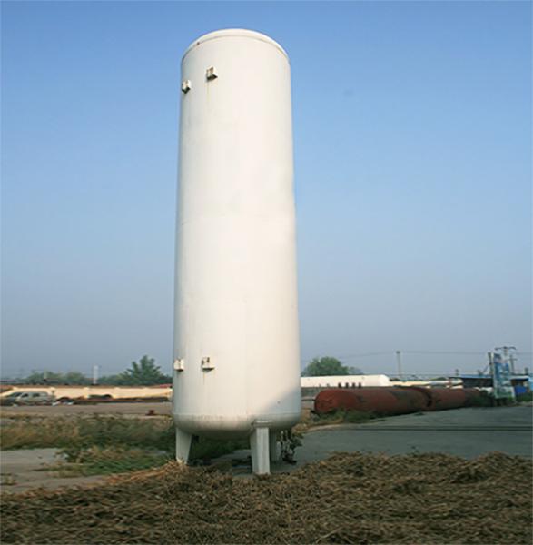 Réservoir de stockage cryogénique de 5 à 100 tonnes pour GNL LOX -196℃ à 50℃
