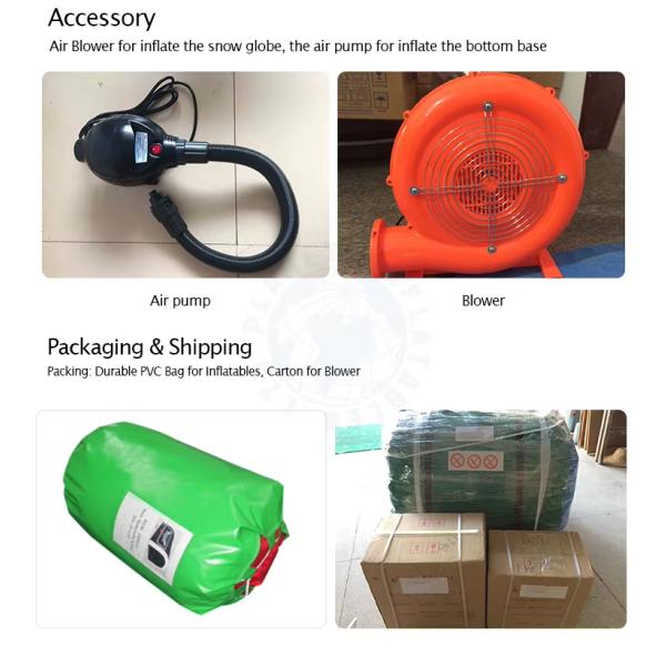 Tente à coupole gonflable transparente de haute qualité scellée à l'air Tente de forme de football Tente de camping en plein air Tente à coupole gonflable