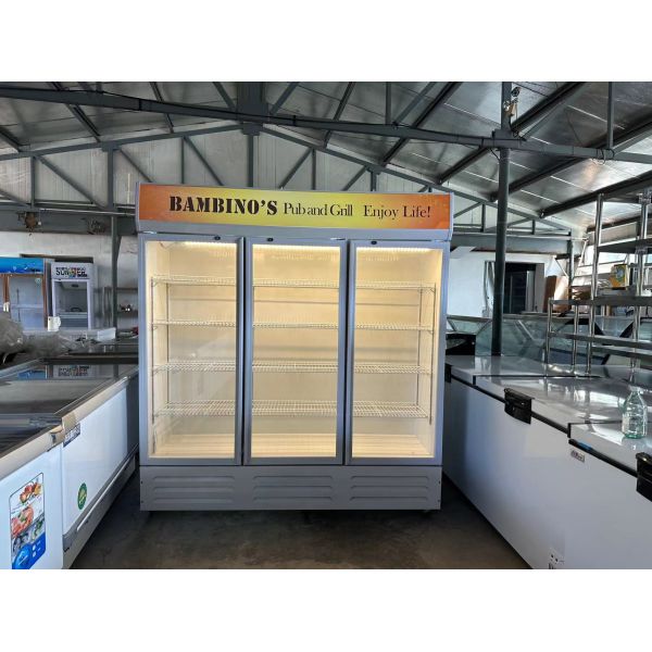 Direct Cooling Single Door Display Fridge Commercial Beverage Fridge