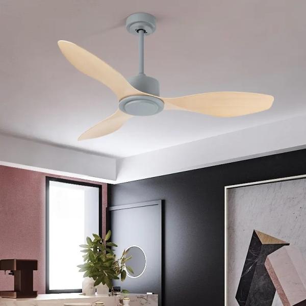Ventilateurs de plafond décoratifs modernes pour la maison de 48 pouces, 110V/220V