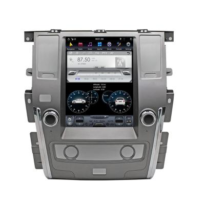 128G Nissan Patrol Sat Nav DSP Tesla Type Car Navigation 12 Inch