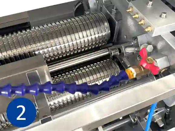 Plastic Cup Curling Machine 4-Screw