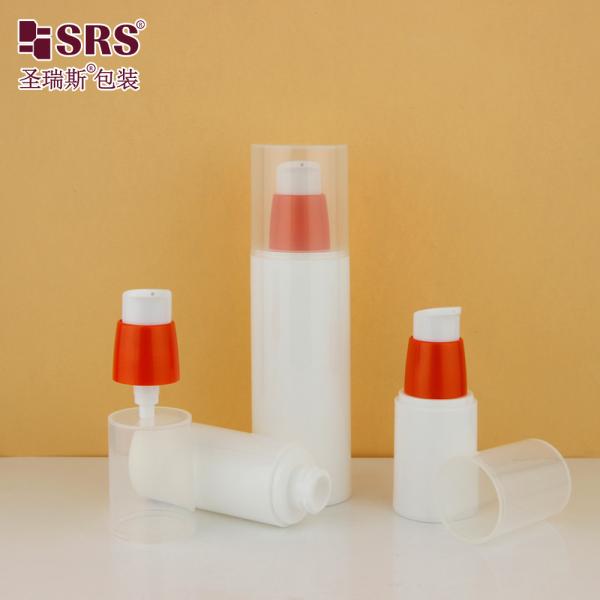 15 ml 30 ml 50 ml Lotion de couleur personnalisée Essence capillaire sérum cosmétique de luxe Bouteille de pompe sans air