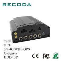 4G/WIFI/GPS G Sensor Mobile Vehicle Recorder 1080P 8 CH HDD/SD 12 Months Waranty
