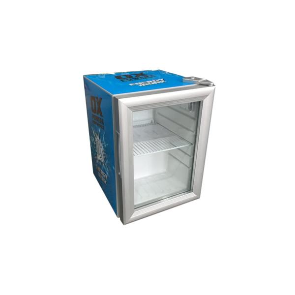 21L top single glass door beverage hotel mini fridge SC21