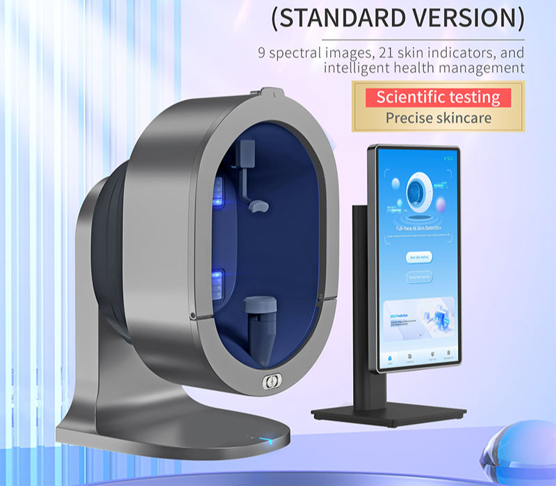 9 Spectrum 36 Millions Pixels 3D AI 2 In 1 Scalp Examination Facial Analyzer Machine