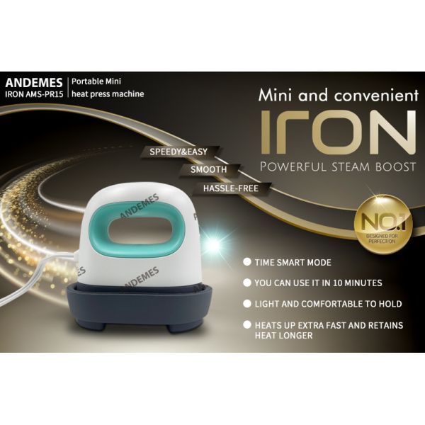 2025 DTF Manual Heat Press Machine Mini Portable Iron for T-Shirt Logo Transfer Garment Printing Multicolor Selection