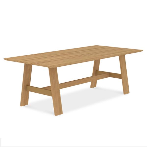 Solid Teak Patio Furniture Modern Outdoor Dinner Sets for Garden Bistro Coffee Table
