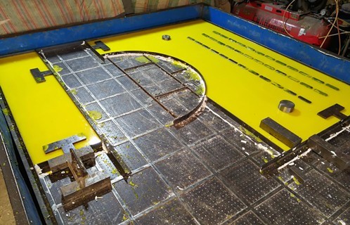 ZP175 ZP275 ZP375 Drilling Rig Spare Parts Non Slip Mat For Rotary Table