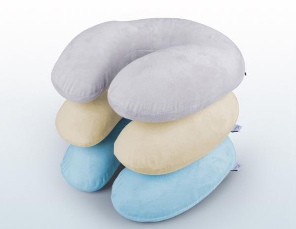 Soft U Neck Travel Neck Pillow Medium Light Hardness Cotton Comfort Covering