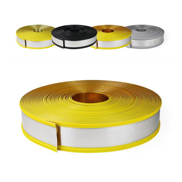 65mm Waterproof Mirror Gold  Aluminum Core Channel Letter Trim Cap Profiles