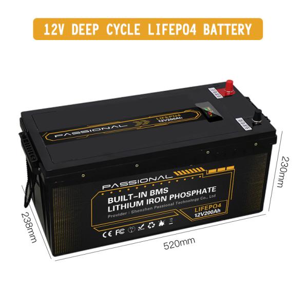 12V LiFePO4 Battery   200Ah