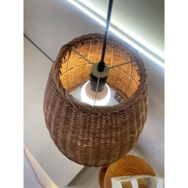 Kitchen Pendant Lamp Resort Hotel American Natural Handmade Real Rattan Pendant Lamp(WH-WP-119)