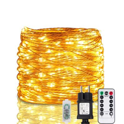 ROHS Copper Wire Lights Warm White 500 LED 50m Length For Christmas
