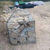 gaiola de pedra do fio sextavado de 2mx1mx1m Gabion Mesh Basket Galvanized Double Twist