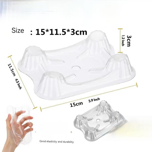 Customized vacuum formed transparent pet PET, PVC, PS plastic watermelon fixed base Hami melon anti corrosion and rotten support melon tray