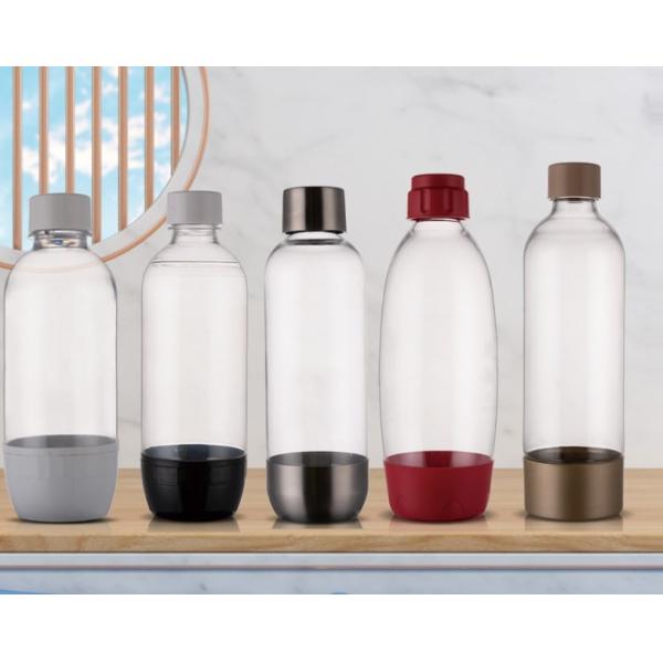 Бутылка с газированной водой без BPA 1 л Пластиковая ручка для домашних животных