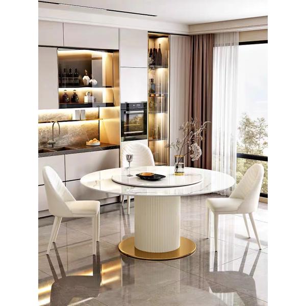 Creative Rock Plate	Luxury Hotel Furniture Rotating Round Table Chairs