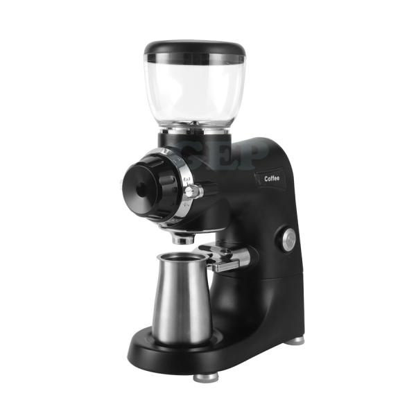 Matériau de boîtier en aluminium moulin à café à expresso électrique réglable pour magasin et maison