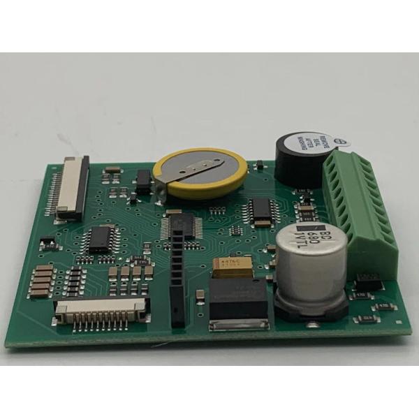 6 Layer 2 Oz Prototype PCB Assembly Black Soldmask White Silkscreen Green Surface