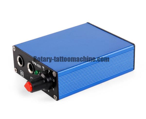 Compact Tattoo Gun Power Supply , Tattoo Power Box TPN-021 Output 0-18 Voltage 1.5A Max