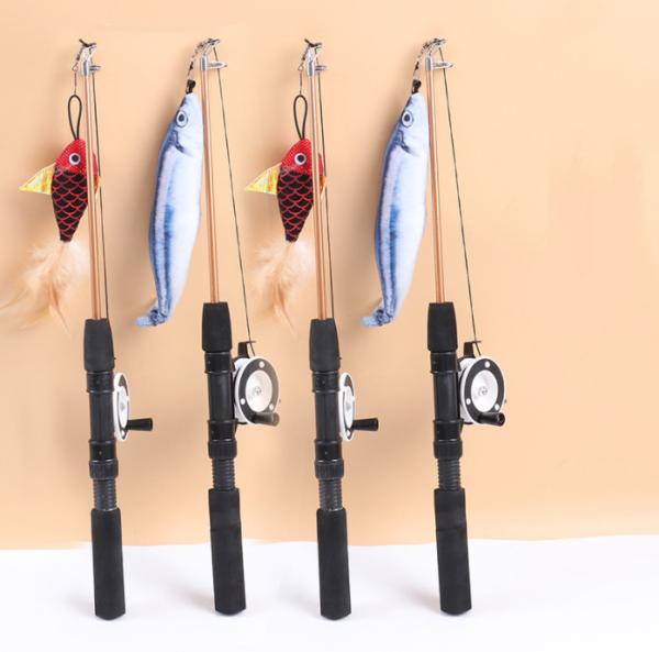 Floppy Moving Fish Cat Toy Non Slip Washable 44x16x3CM