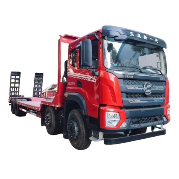 Factory DongFeng 8X4  30 Ton Flat Bed Tow Truck Excavator Transport Towing Truck