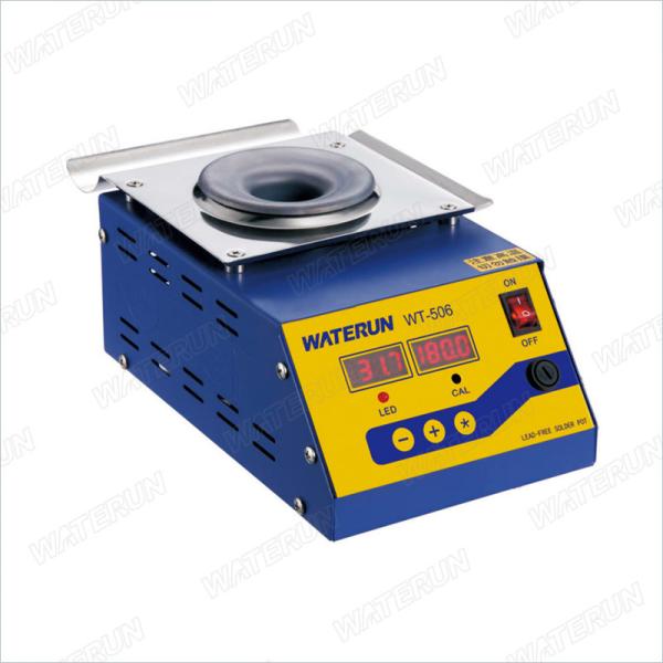 Pot de solda livre de chumbo azul redondo, Pot de fusão de solda de 180W-500W