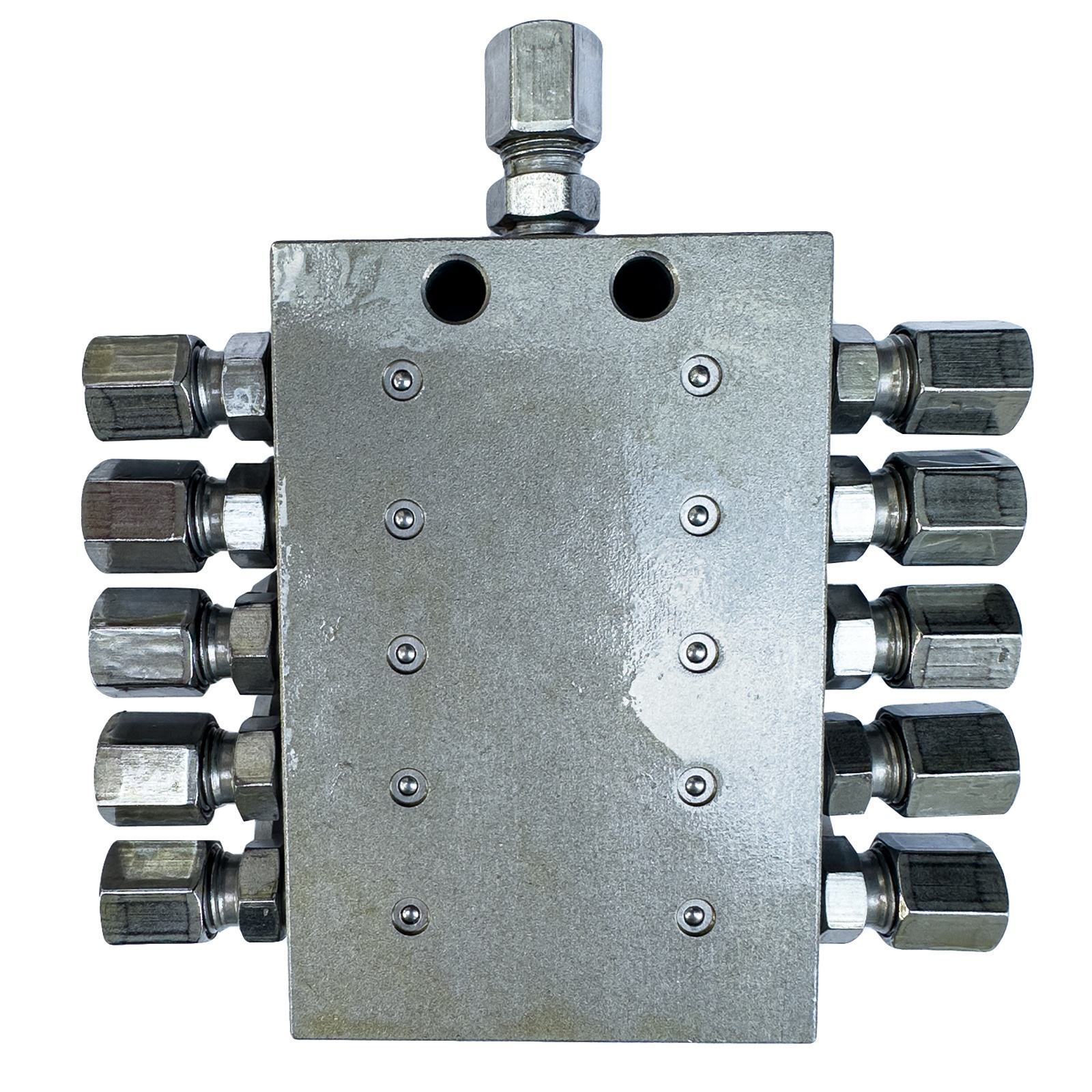 Grease Distribution Valve Grease Valve 14199640 Grease Divider Valve 80629645 Progressive Distributor for ABG/VGL Paving Machine