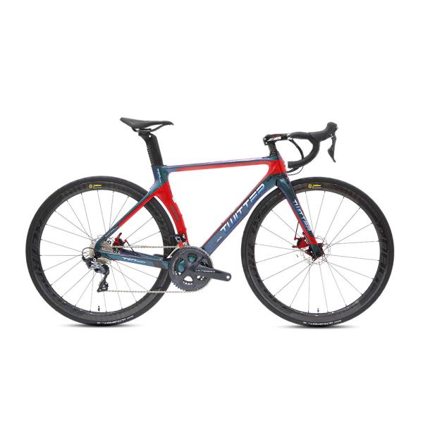 Carbon Fiber Thru Axle Bike , 52cm Road Bike 700C 105 R7000-22 Speed