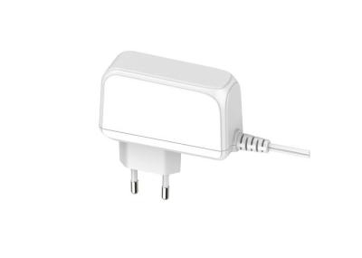 fonte de alimentação branca do interruptor da montagem da parede do adaptador da alimentação de DC da C.A. 18W com tomada da UE