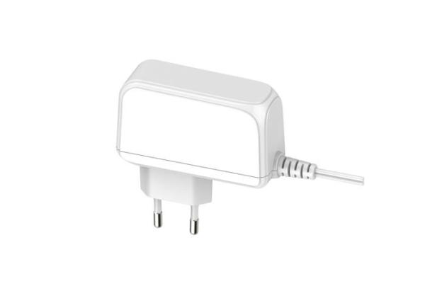 alimentation d'énergie blanche de commutation de bâti de mur d'adaptateur d'alimentation CC À C.A. 18W avec la prise d'UE