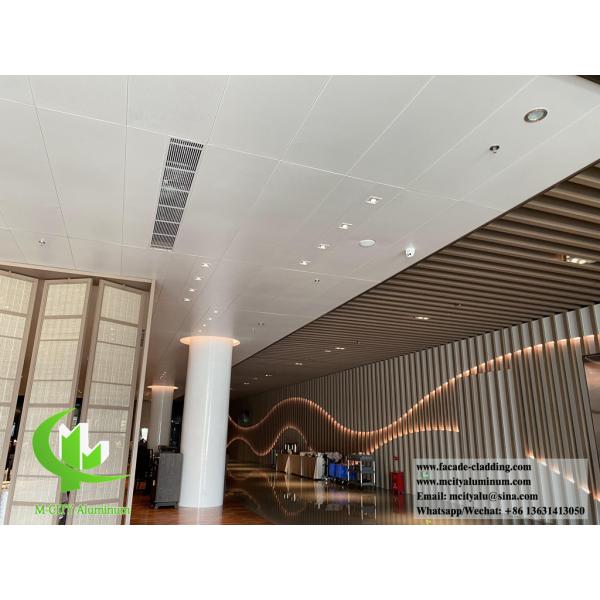 Металлический потолок алюминиевая облицовка массивные стеновые панели ветростойкая водонепроницаемая система