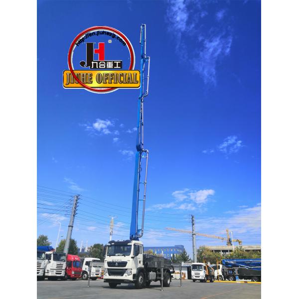 JIUHE Small Concrete Line Pump Truck Boom 30m For Small Project Engineering Construction