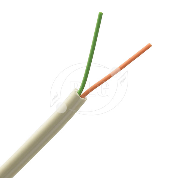 White 100m Rj11 Telephone Cable / HDPE Insulation Extra Long Telephone Cable