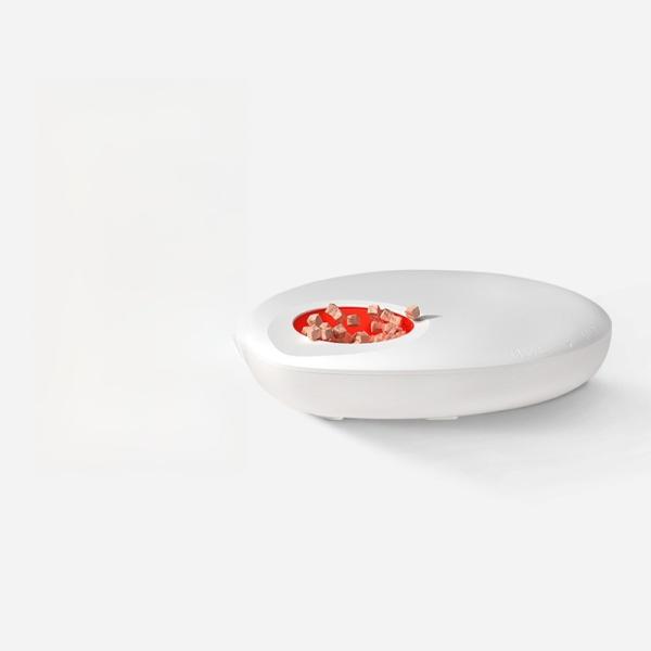 Dispensador automático de golosinas ultra silencioso para gatos, comedero automático para gatos con forma personalizada