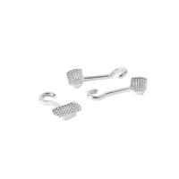 Crochet ortodontique coulissant à déplier Base rectangulaire 4,5 mm 5,3 mm Taille 10 pièces par paquet