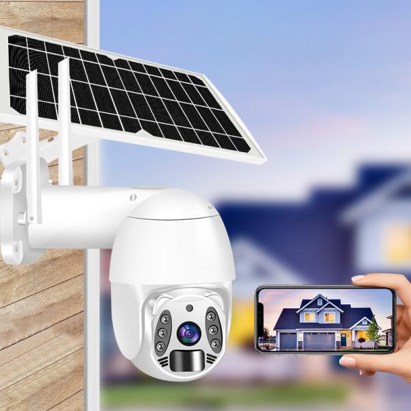Wireless 3mp Tuya Smartlife App Remote View Hd Cctv Solar Camera 10w Solar Panel Outdoor 4g Ptz 360 Rotation Solar Camera