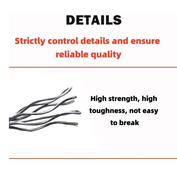 Cables de alambre de acero inoxidable 7x7 719 8mm 10mm 12mm 304 316 para aeronaves Tolerancia AiSi estándar ± 1% a prueba de óxido