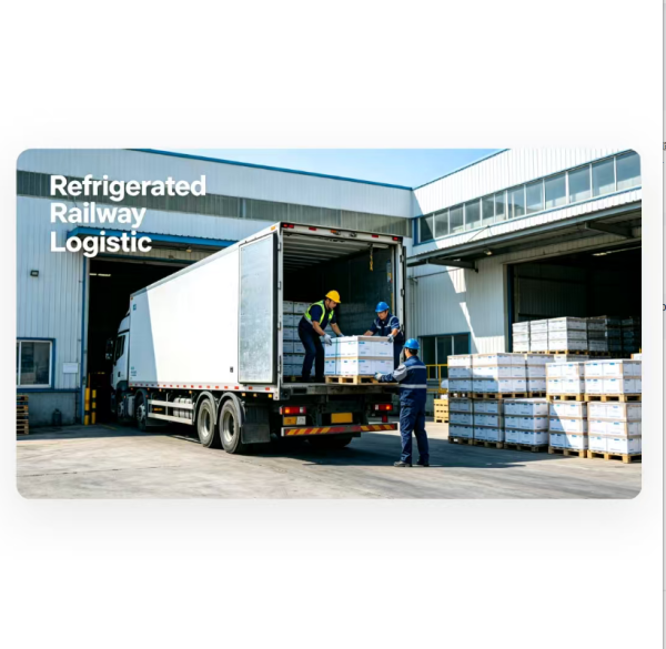 Cross Border Railway Freight Service , Refrigerated Railway Logistics Solution