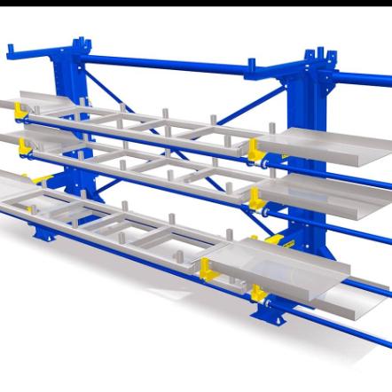 Heavy Duty Steel Cantilever Rack 6-20ft Height Customizable