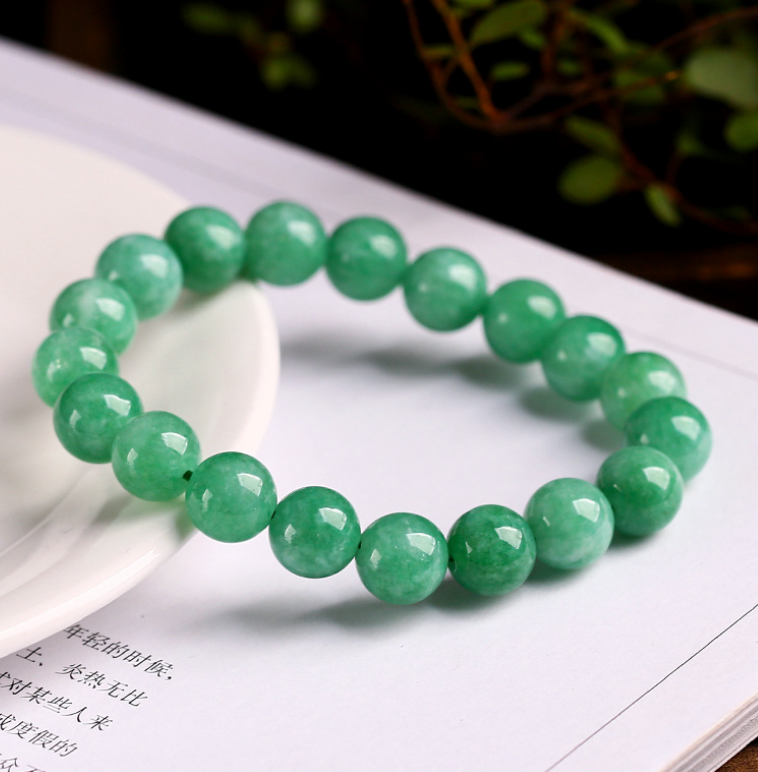 Retractable Jade Beading Natural Gemstone Bracelet