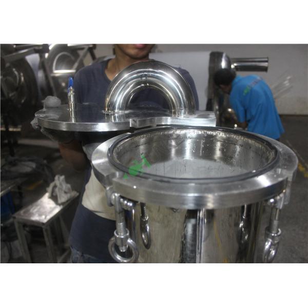 SS 304 316 Stainless Steel Water Filter Housing Single Bag High Pressure