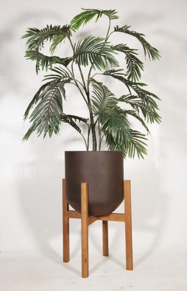 Wholesale Real Plant Display With Fiber Clay Planters Decoration