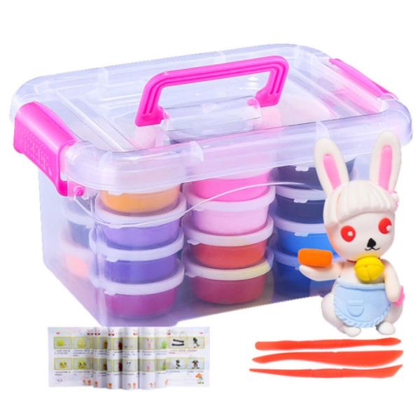 3C bulk wholesale 24 colors funny playing putty toy plasticine non-toxic modeling clay