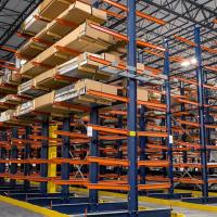 Industrial Cantilever Rack System for Pipe Storage 24-60 Inch Arms