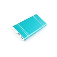 banco portátil del poder del metal del cargador de batería del ion de litio de 2400mah 3000mah 18650